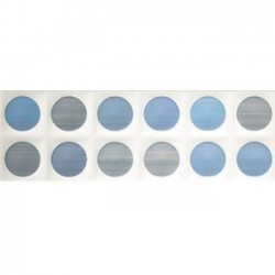 ΠΛΑΚΑΚΙ PARIS 7501 AZAFATA RELIEVE DECOR PORCELANITE DOS 25X75